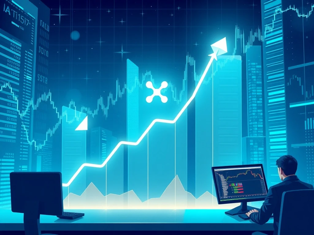 2025 crypto growth picks showing Ethereum, XRP and MAGACOIN performance charts with institutional adoption metrics