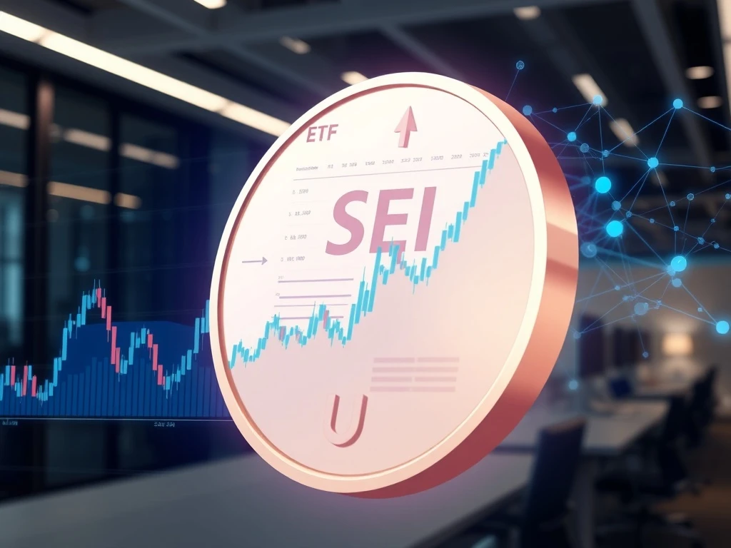 SEI ETF filing documents showing cryptocurrency market growth and blockchain integration
