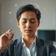 A person in deep meditation, symbolizing the power of mental focus and clarity for improved performance.