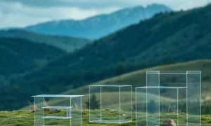 Versatile acrylic sheets used in modern DIY projects and commercial applications