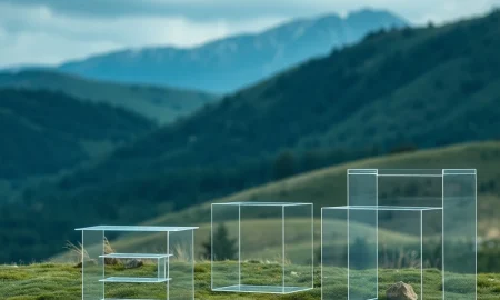 Versatile acrylic sheets used in modern DIY projects and commercial applications