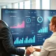 AI B2B lead generation dashboard showing real-time prospect analytics and conversion metrics
