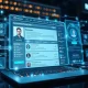 An AI in recruitment interface visually connecting candidates with job opportunities, symbolizing the future of smart job boards.