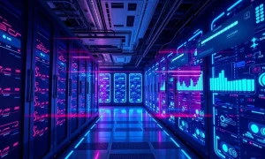 AI mining technology transforming cryptocurrency cloud mining operations with intelligent profit optimization