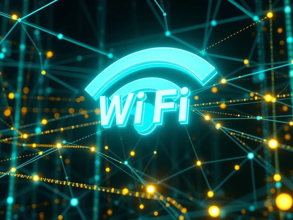 Visualizing the future of wireless: AI-powered Wi-Fi technology enhancing network efficiency and performance at the edge.
