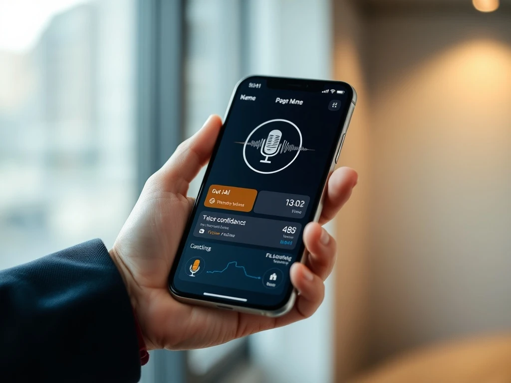 AI voice coaching app helping users improve communication skills with real-time feedback
