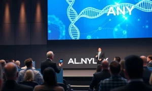 ALNY stock presentation at the Canaccord Genuity 45th Annual Growth Conference, highlighting Alnylam's innovative RNAi pipeline.