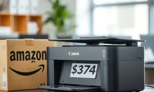 Amazon's incredible Canon printer deal showing premium device at massive discount for home and office use