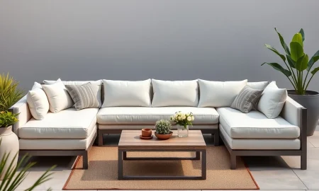Premium Amazon outdoor sofa deal showcasing luxury patio furniture with modern design and comfortable seating