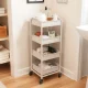 A compact Amazon storage cart with wheels, perfect for organizing items in small spaces, now available at a significant discount.