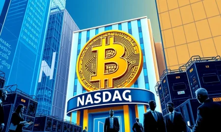 American Bitcoin Nasdaq listing showcasing crypto mining and institutional investment convergence