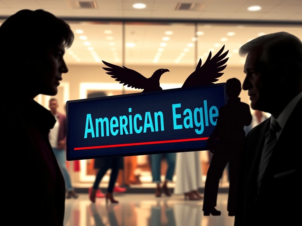 Charts show American Eagle stock rising, influenced by celebrity endorsements and market shifts, despite potential demand challenges.