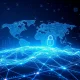 Digital interface displaying data analytics and security measures, symbolizing effective AML Solutions in combating financial crime.