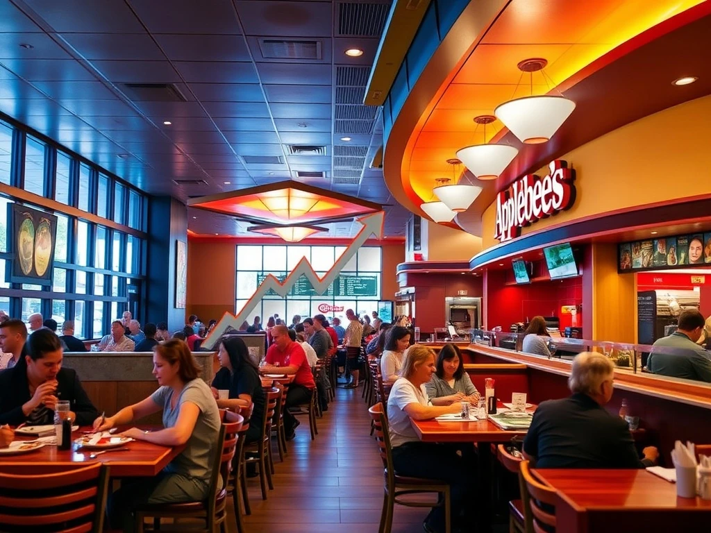 Applebee's sales rebound with bustling restaurant activity, signifying a significant turnaround in casual dining performance.