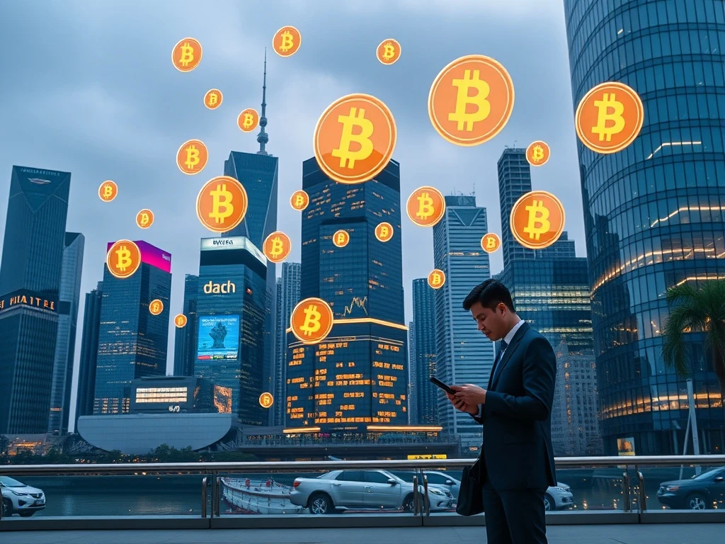Asian crypto adoption trends among wealthy investors analyzing digital asset portfolios