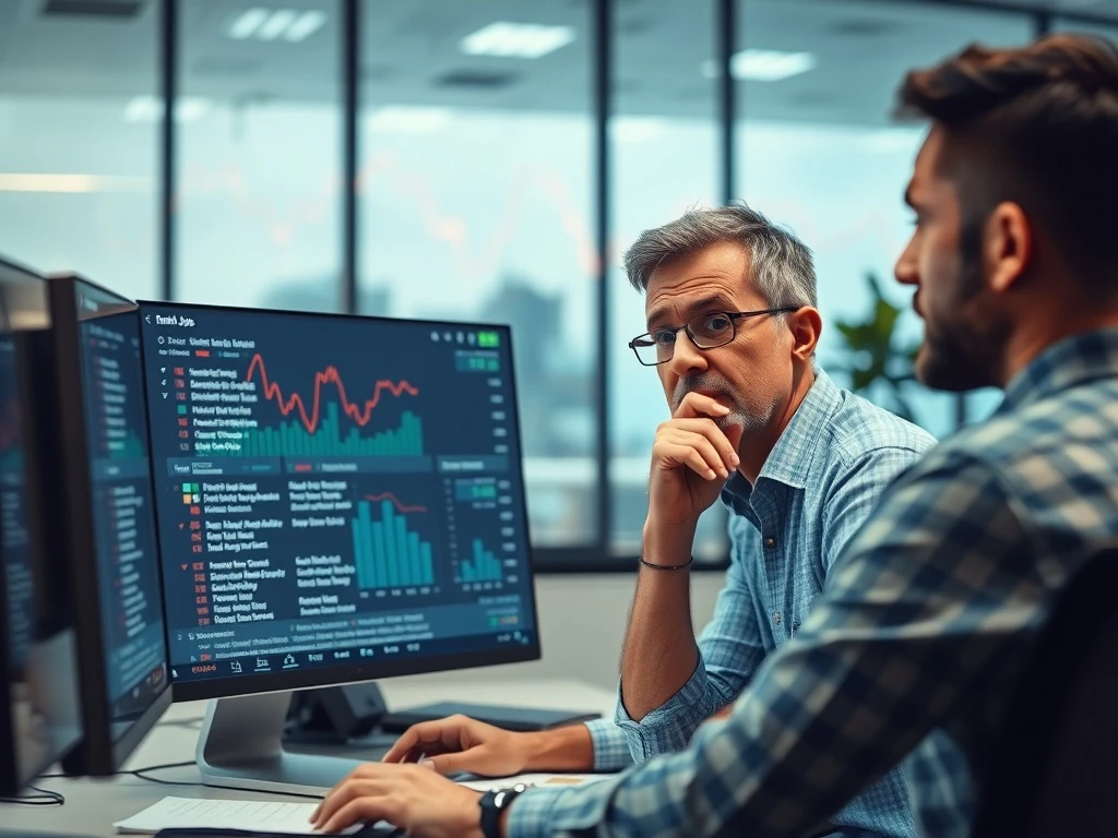 Concerned American worker analyzing job market pessimism trends during economic uncertainty