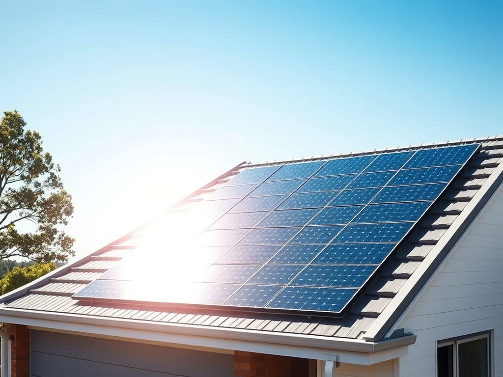 Australian home with solar panel companies installation providing clean energy independence