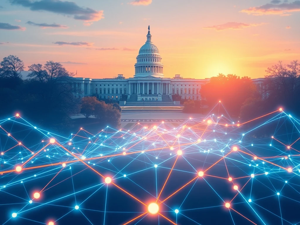 Avalanche blockchain network processing government economic data with growing transaction volume visualization