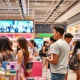 A modern retail space designed to attract younger customers, highlighting the strategic shift by Bath & Body Works.