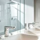 Elegant modern bathroom featuring top-tier bathroom faucets, showcasing the blend of style and function for an upgraded space.