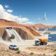 Mining operations extracting battery metals like lithium, symbolizing their critical role in powering a sustainable energy future.
