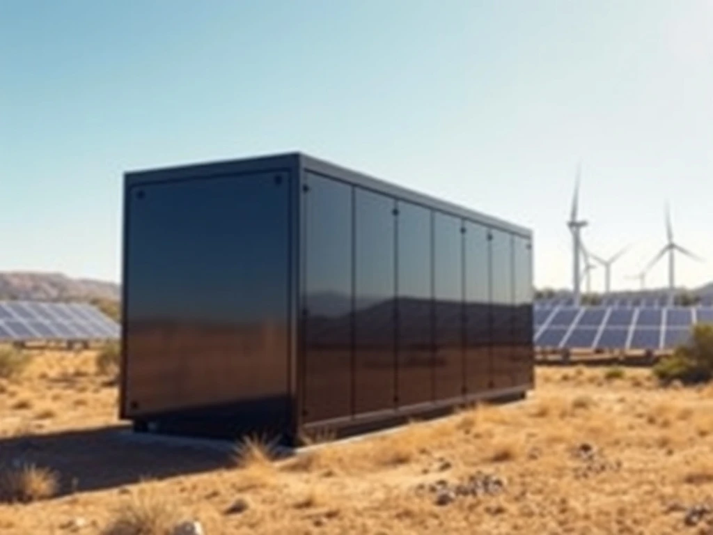 A vast battery energy storage system (BESS) facility in Australia, symbolizing Pacific Green's 1.5GWh BESS offtake agreement.