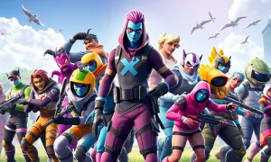 An array of diverse and vibrant Fortnite skins displayed, highlighting the visual customization options for players to enhance their in-game identity.