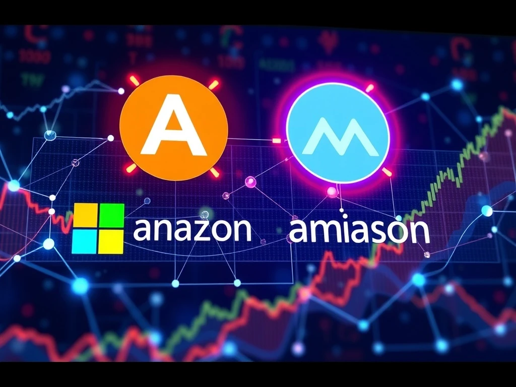 Illustrates the collective power of Big Tech stocks driven by AI innovation and cloud infrastructure.