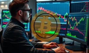 Bitcoin cycle bottom analysis showing Monte Carlo simulation results and 200-week moving average support levels