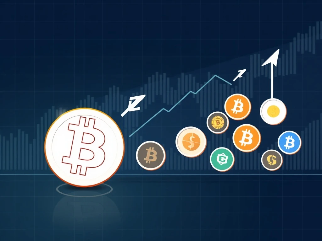 Bitcoin dominance decline showing capital rotation to altcoins and Ethereum growth