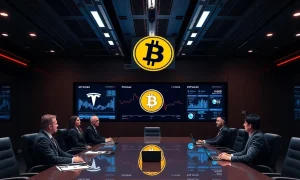 Bitcoin institutional adoption transforming corporate treasury management with Elon Musk's strategy