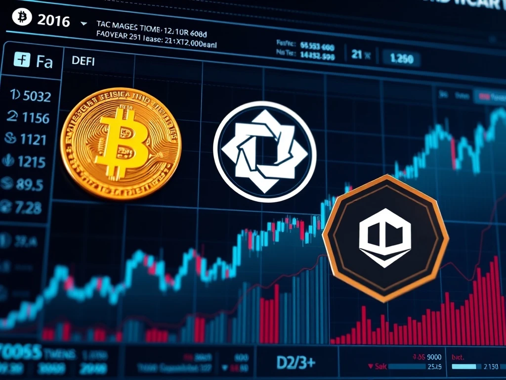 Bitcoin and emerging DeFi play comparison showing institutional versus trader investment strategies