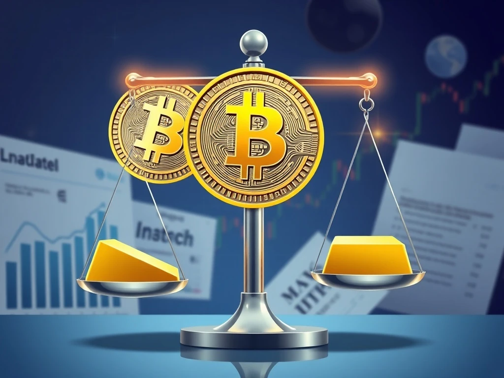 Bitcoin macro hedge comparison with gold showing regulatory uncertainty and performance analysis