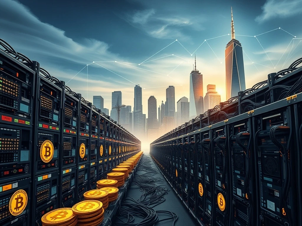 Bitcoin miners navigating tariff challenges while the broader blockchain industry seeks Wall Street adoption.