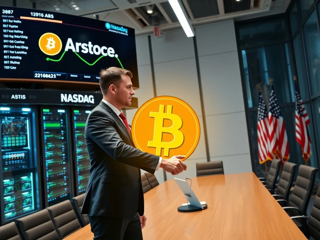 Bitcoin mining merger creating Nasdaq-listed ABTC company with mining operations