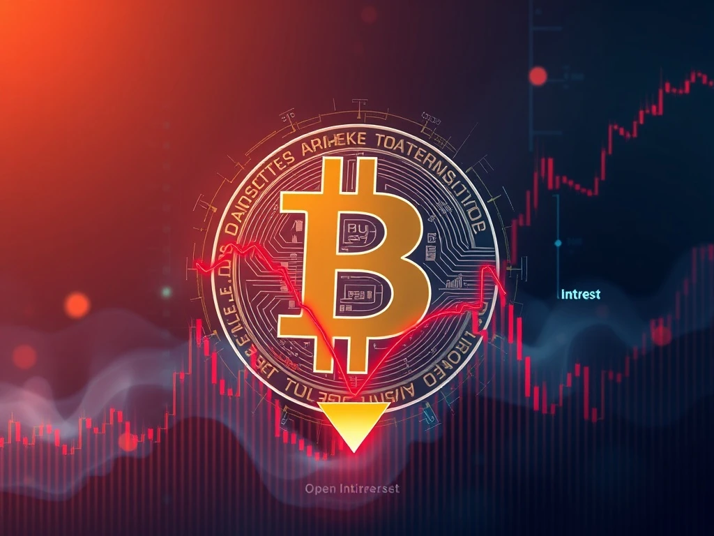 A chart illustrating a potential 'danger zone' for Bitcoin price, highlighting the $105,000 level and market volatility.