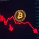 Bitcoin price crash analysis showing market liquidations and technical indicators