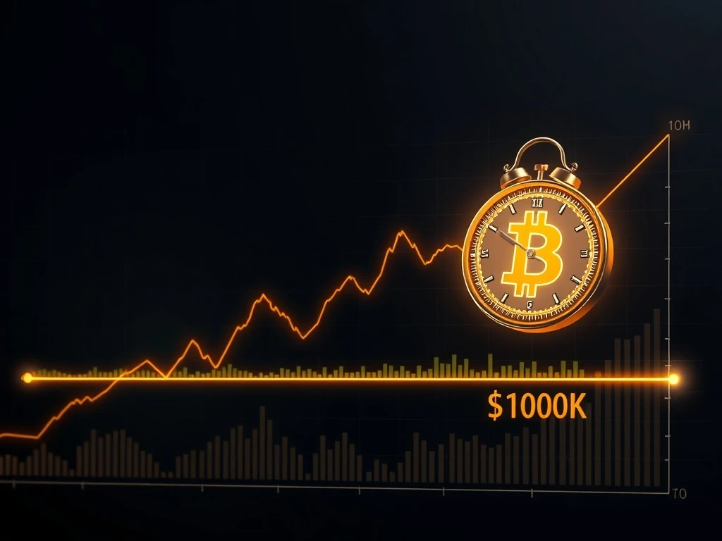 Bitcoin price chart showing late maturity phase signals and potential market top formation