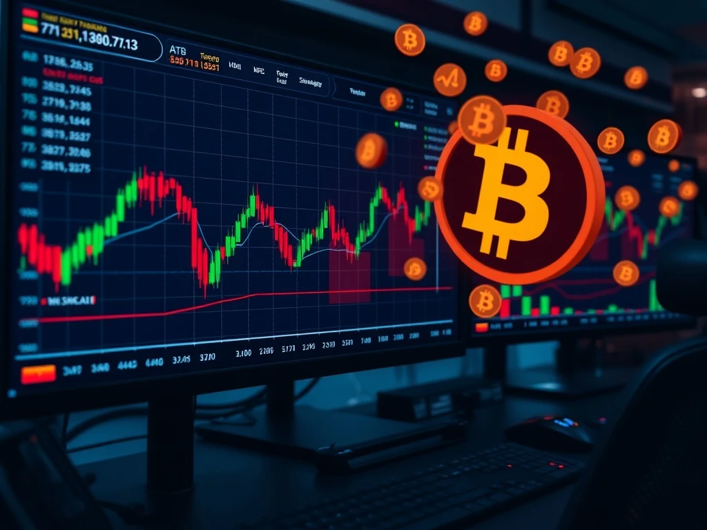 Bitcoin price predictions chart showing critical support levels and market analysis indicators