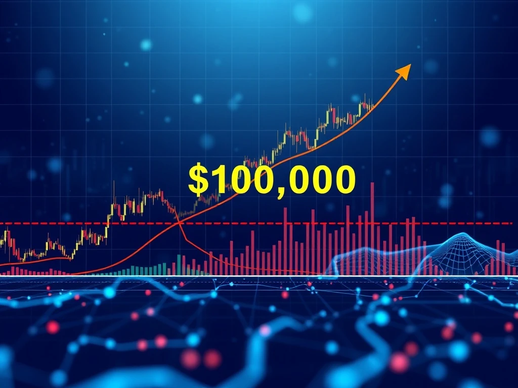 Bitcoin support level analysis showing critical $107K price point with potential rebound indicators