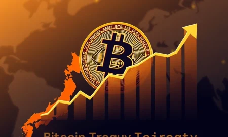 Illustrates the significant growth in Bitcoin Treasury holdings by major public companies like Metaplanet and The Smarter Web Company, showcasing their strategic investments.