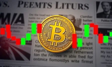Bitcoin volatility analysis showing price fluctuations amid political uncertainty and market reactions