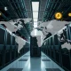 Illustrates the global reach of AntminerOutlet, providing Bitmain Antminer ASIC miners for efficient cryptocurrency mining worldwide.