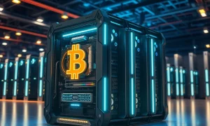 Block's Proto Rig, a modular system for Bitcoin mining rigs, aiming for a decade of operational life and cost efficiency.