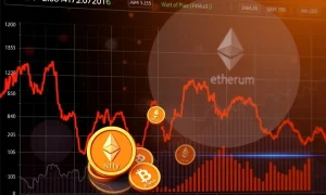 Blue chip NFTs market decline analysis with Ethereum price charts