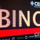 A digital stock ticker displaying the new BNC stock symbol, representing CEA Industries' strategic shift towards the BNB Chain ecosystem.