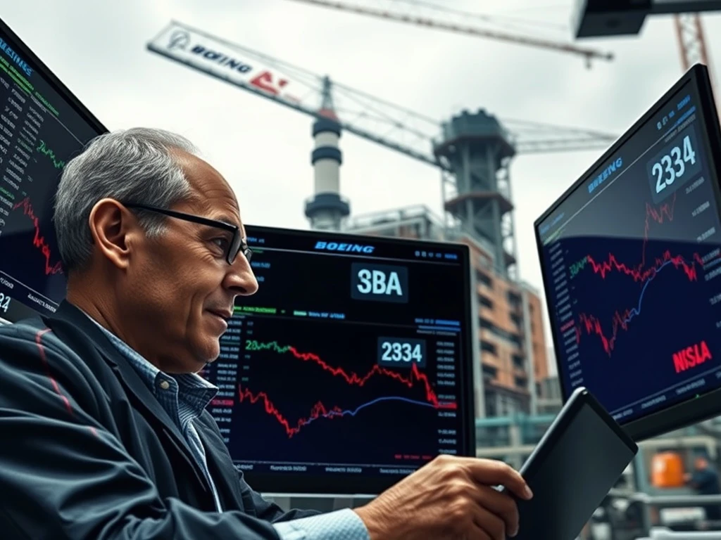 A veteran trader analyzes charts, making a bold call on Boeing stock amidst market volatility.