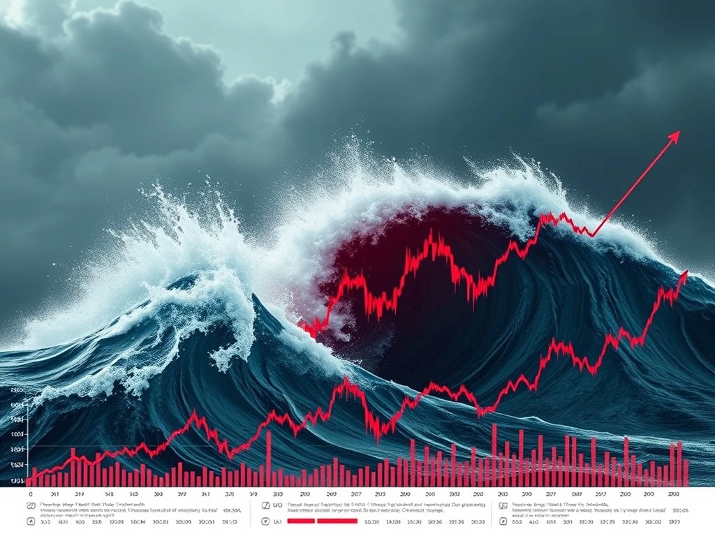 Bond market crisis threatening stock market stability with rising yield curves and falling equity indicators