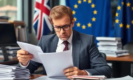 British business owner struggling with costly Brexit food export licences paperwork