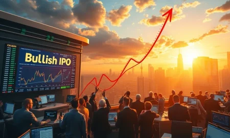 Bullish IPO: Digital asset exchange's successful public offering attracting investor interest.